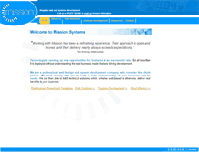 Tablet Screenshot of mission-systems.com